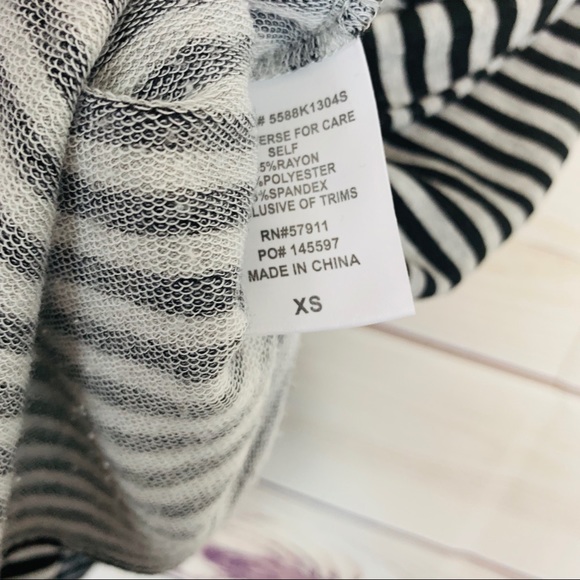 Superfoxx by Nordstrom gray striped dress … - Picture 8 of 8